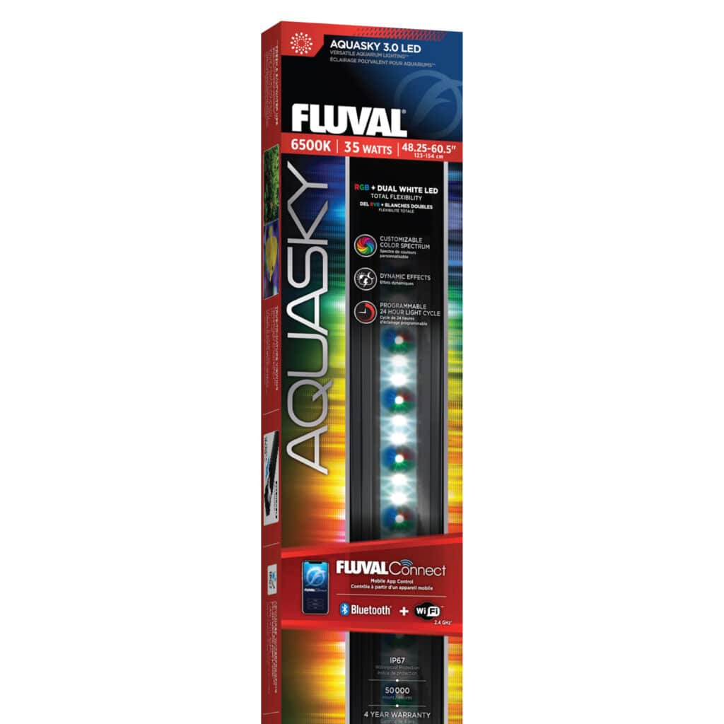 Fluval Aquasky 3.0 LED Aquarium Light 48.25-60.5 Inches Long 35 Watts –  KensFish.com