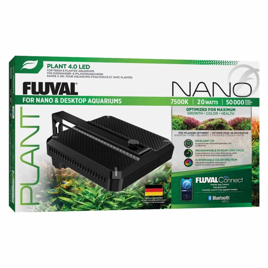 FLUVAL NANO PLANT LED 7500K 1000lm 値下げ！ Fluval Plant 4.0 LED Nano 20 watt – KensFish.com