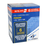 seapora-rite-fit-b-cartridges-for-penguin-power-filters-110b-125b-150b-6-pack