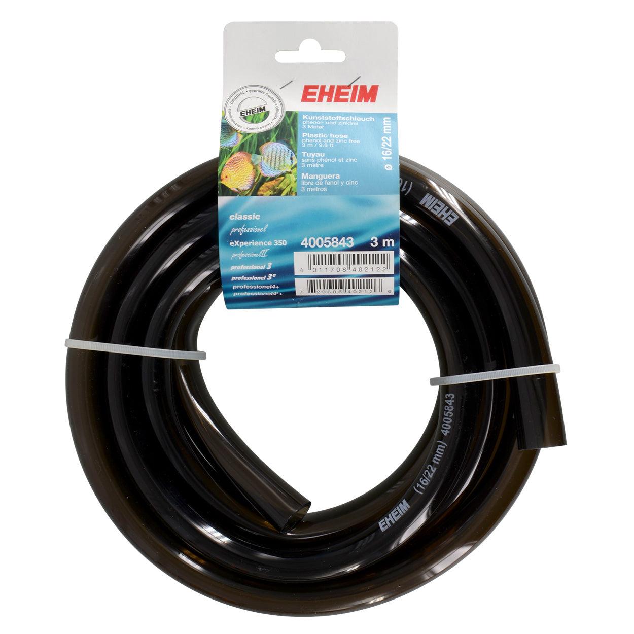 Eheim Pre-Cut Plastic Hose Grey 16/22 mm 9.8 feet – KensFish.com