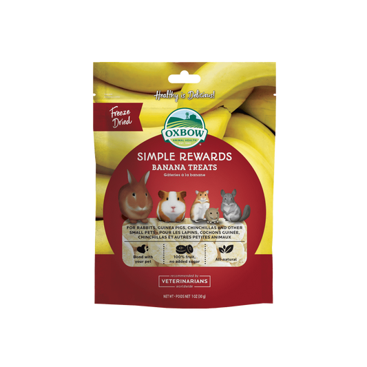 Oxbow Simple Rewards Banana Treats 1 oz.