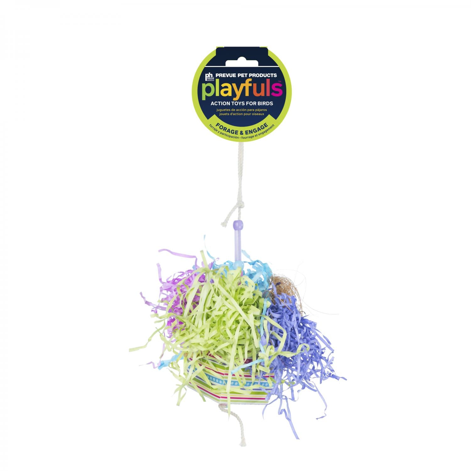 PREVUE BASKET BANQUET BIRD TOY PREVUE BASKET BANQUET BIRD TOY