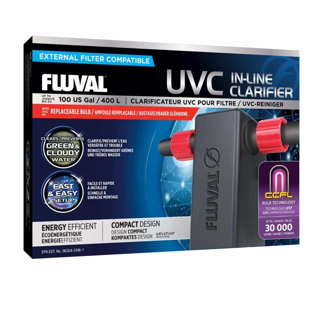 Fluval Replacement UV Bulb & Gasket Kit For FX Series In-Line Clarifiers