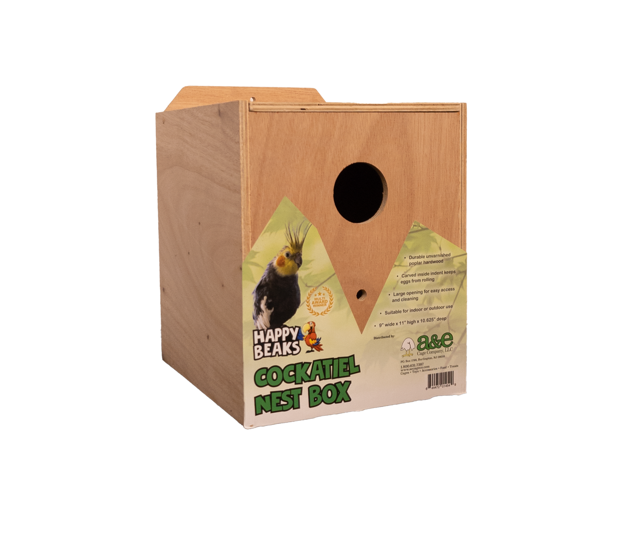 A&E Cage Cockatiel Nest Box