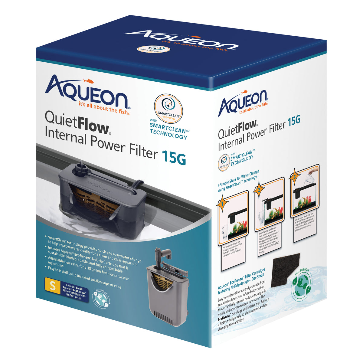 Aqueon Quiet Flow Internal Power Filter 15G