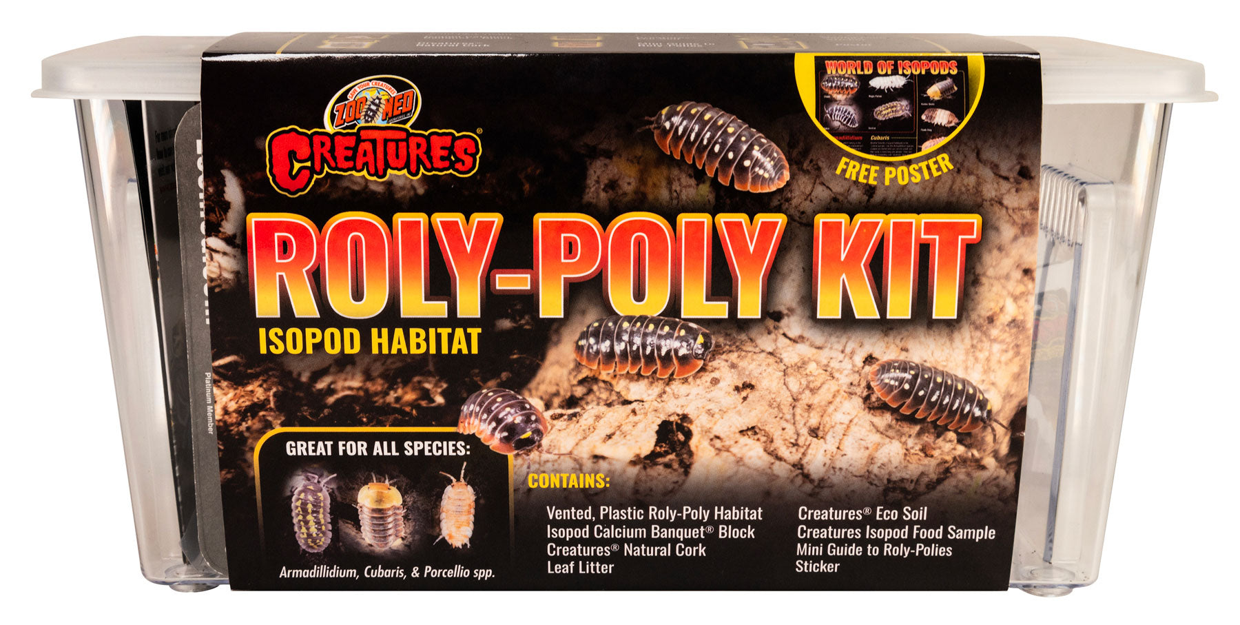 Zoo Med Creatures Roly-Poly Kit Isopod Habitat – KensFish.com