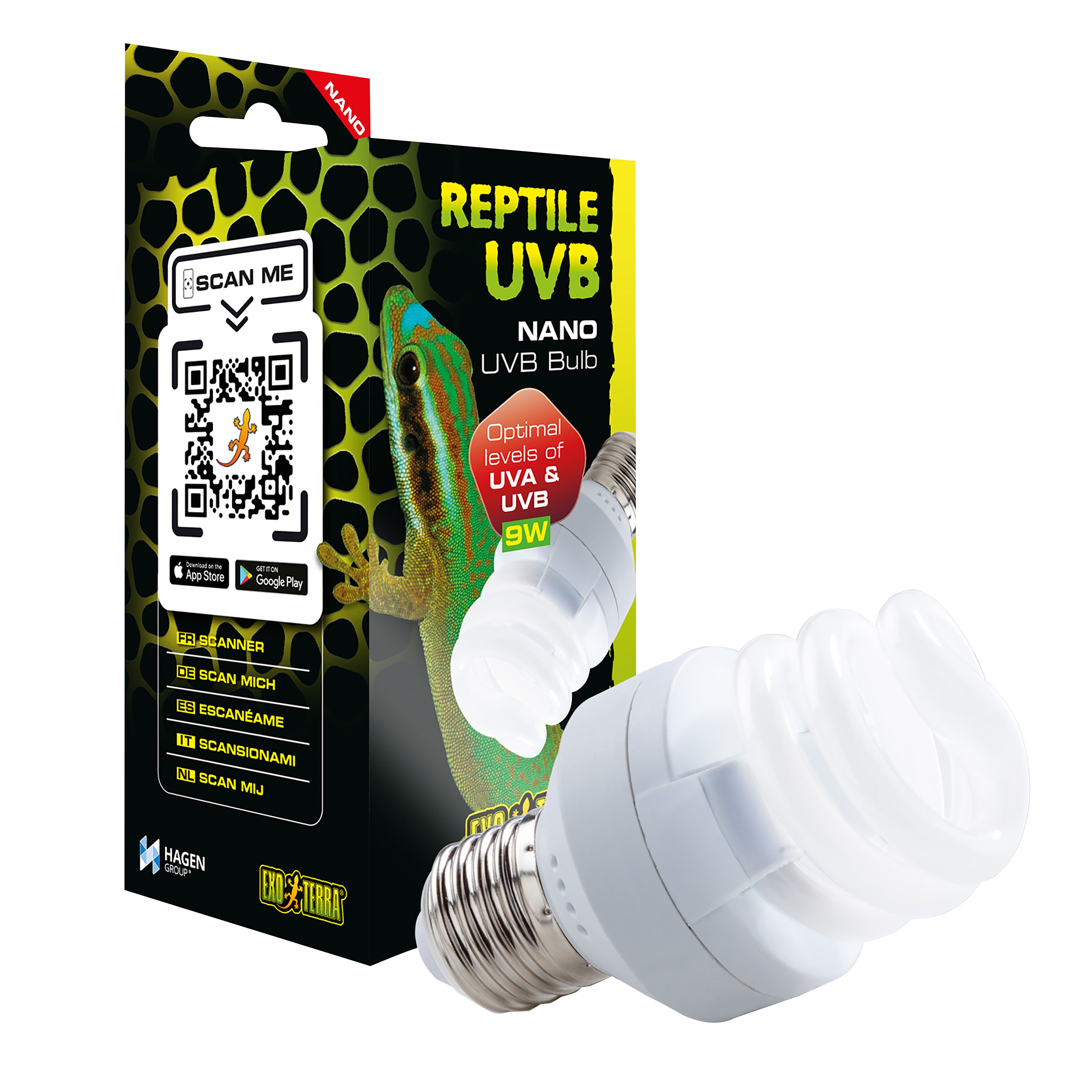 Exo Terra Reptile UVB Bulb Nano 9 watt – KensFish.com
