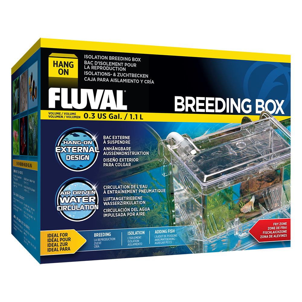 aquarium fish breeder box Fluval Hang On Breeding Box Medium