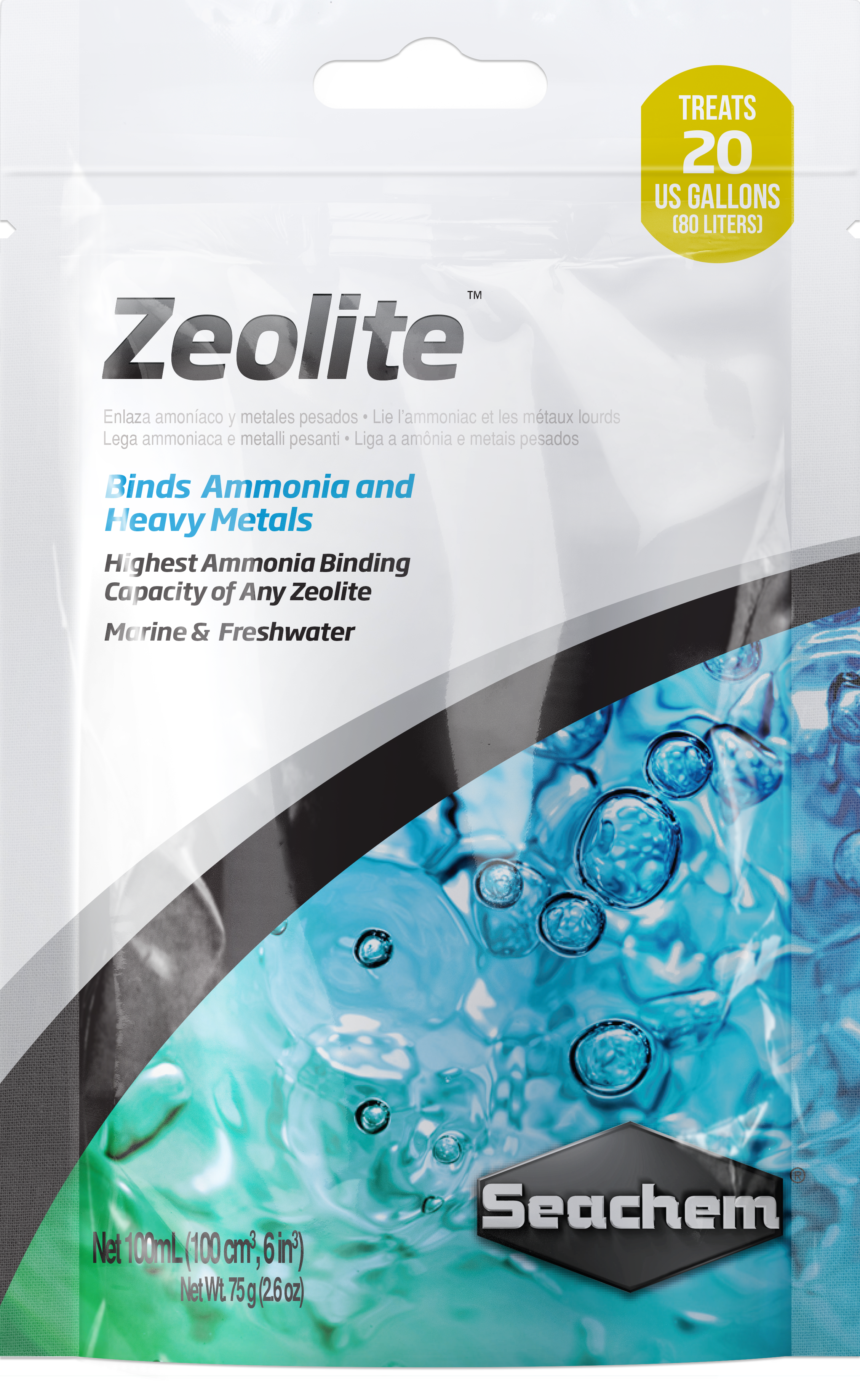 HS Aqua Zeolite 2L/ 1800 gram zeoliet HS Aqua Zeolite 2L/ 1800 gram zeoliet