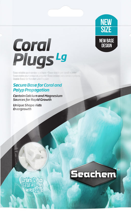 Seachem Coral Plugs Large 12 Count