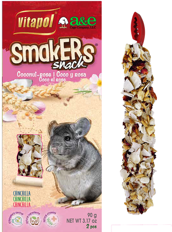 a-e-smakers-chinchilla-coconut-rose-petal-stick-treat-317-oz-2-pack