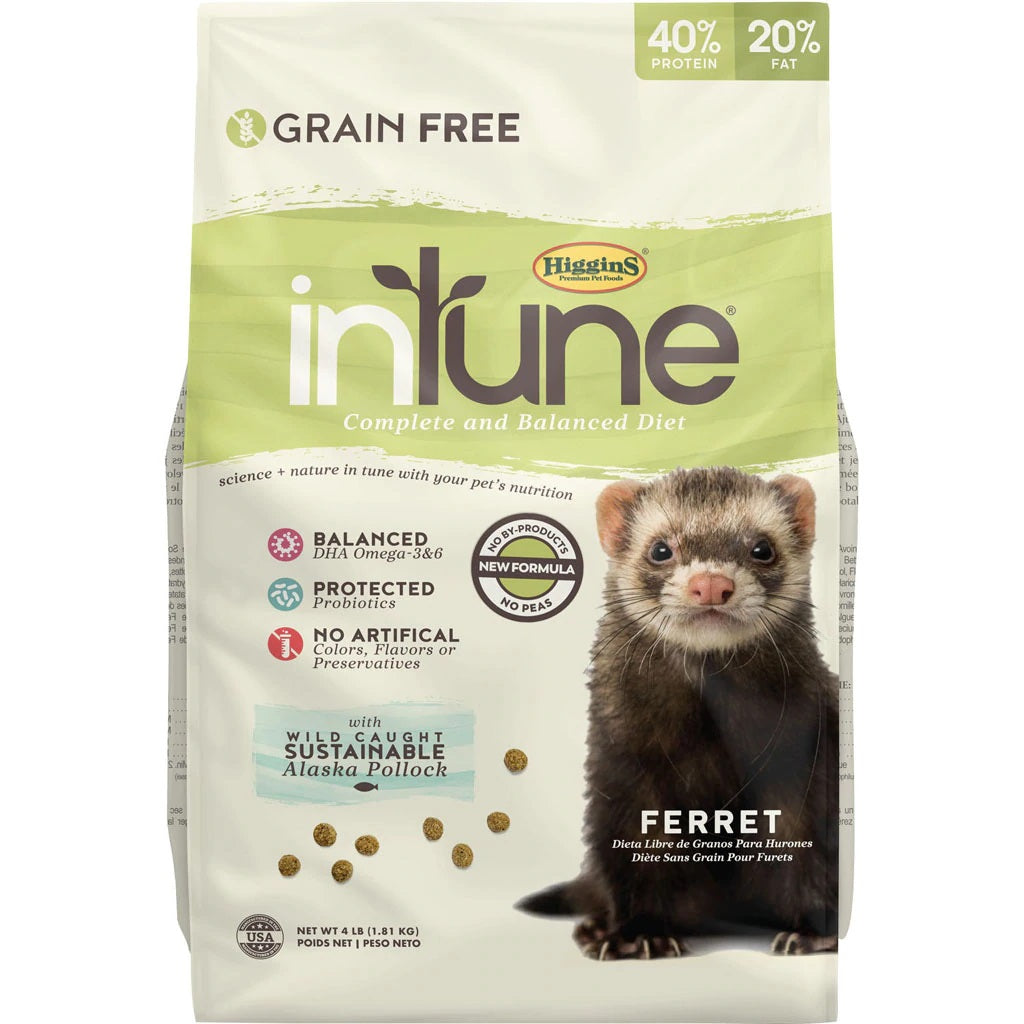 Higgins Intune Complete Diet Ferret 4 lb. KensFish