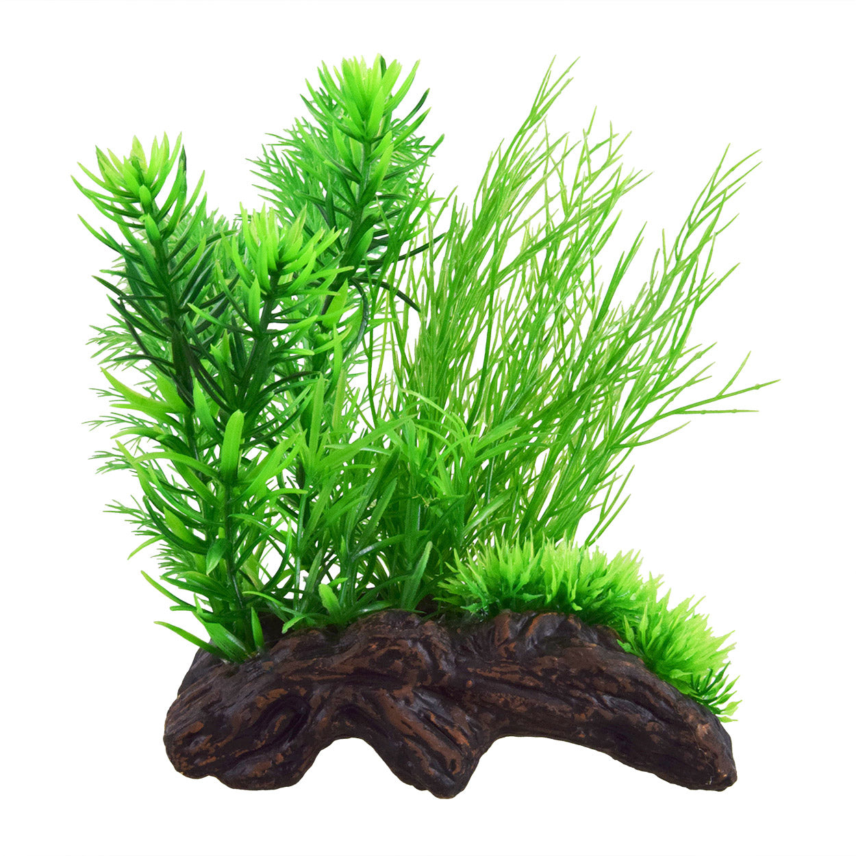 Underwater Treasures Ceramic Driftwood with Plant B – KensFish.com