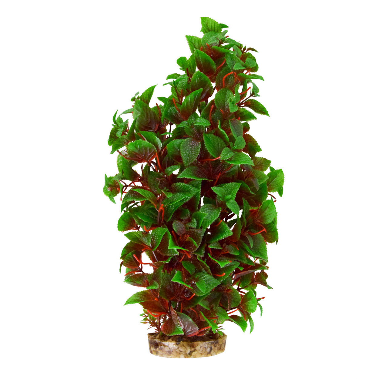 plastic tall plants Underwater Treasures Green/Red Ludwigia Plastic Plant Tall – KensFish.com