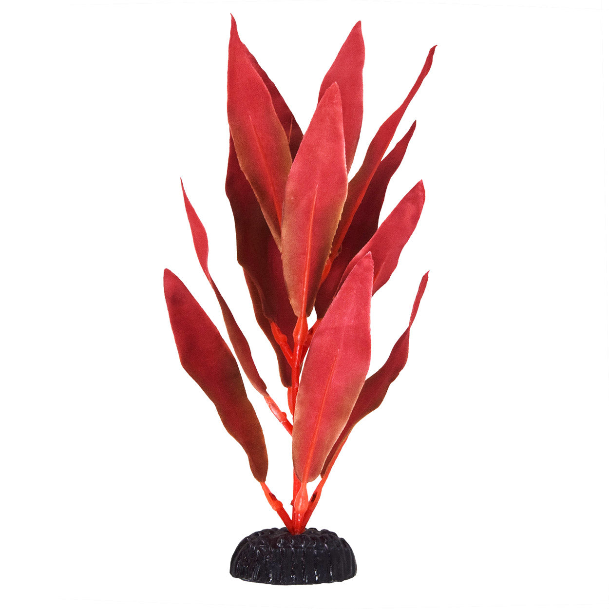 silk or plastic aquarium plants Underwater Treasures Red Hygro Silk Plant