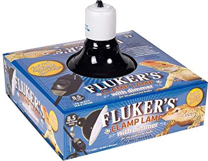 Fluker's Repta Clamp Lamp with Dimmer 8.5 inch