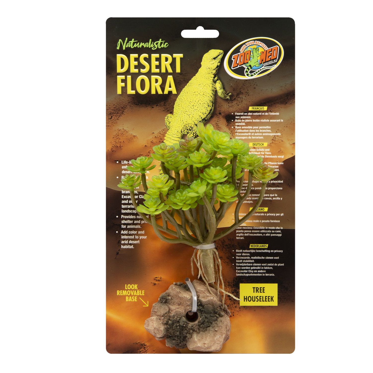 Zoo Med Naturalistic Desert Flora Tree Houseleek Plant – KensFish.com