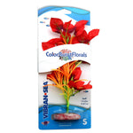 Blue Ribbon Colorburst Florals Willow Leaf Silk Plant Red