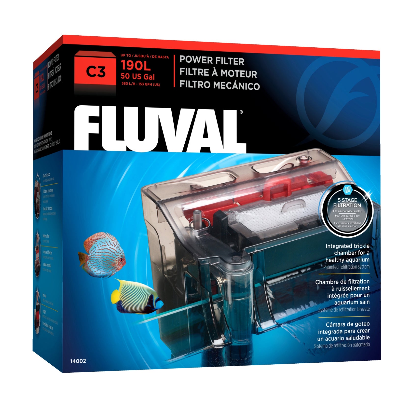 Fluval C3 Power Filter KensFish.com Fluval C3 Power Filter KensFish.com