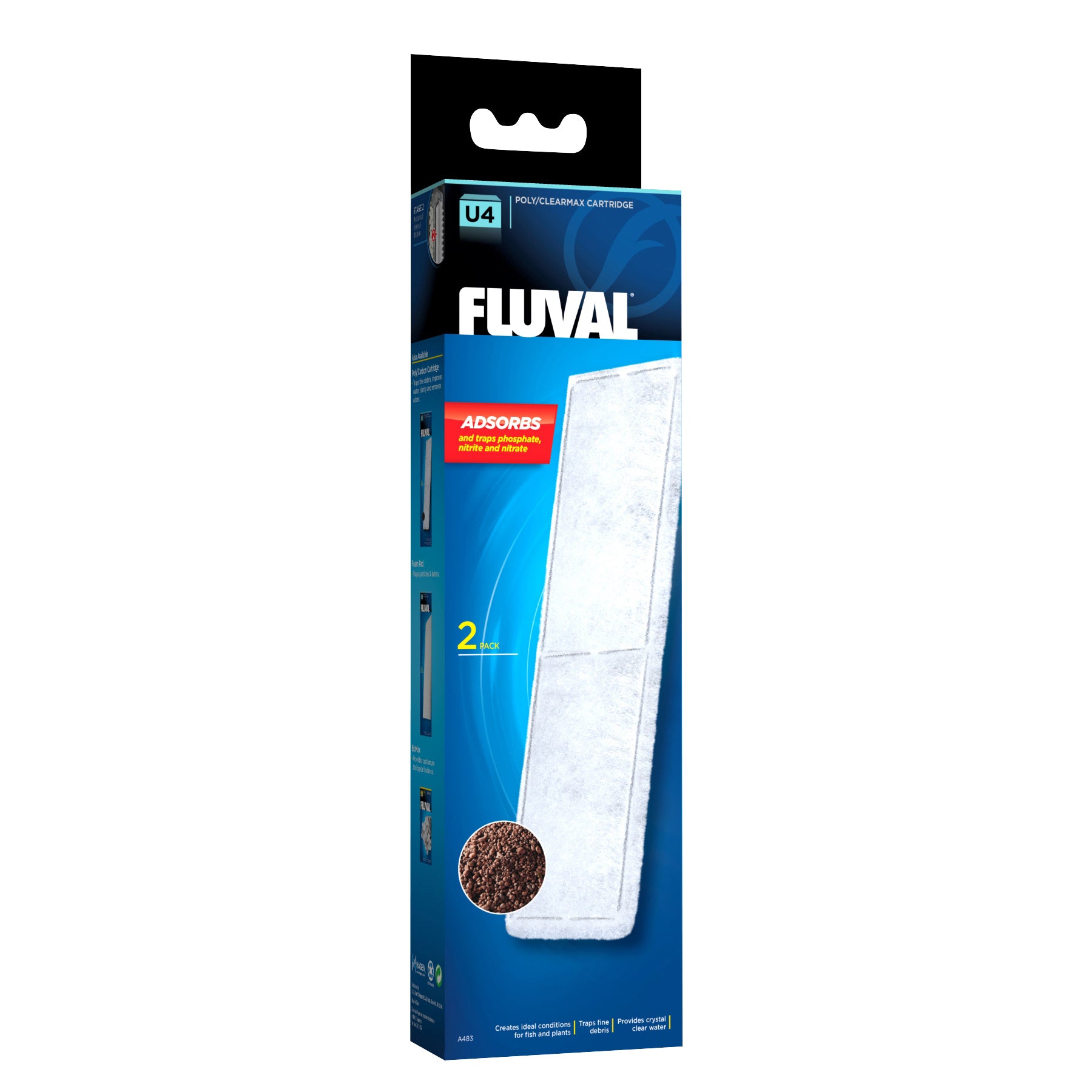 Fluval U4 Poly/Clearmax Cartridge 2 Pack – KensFish.com