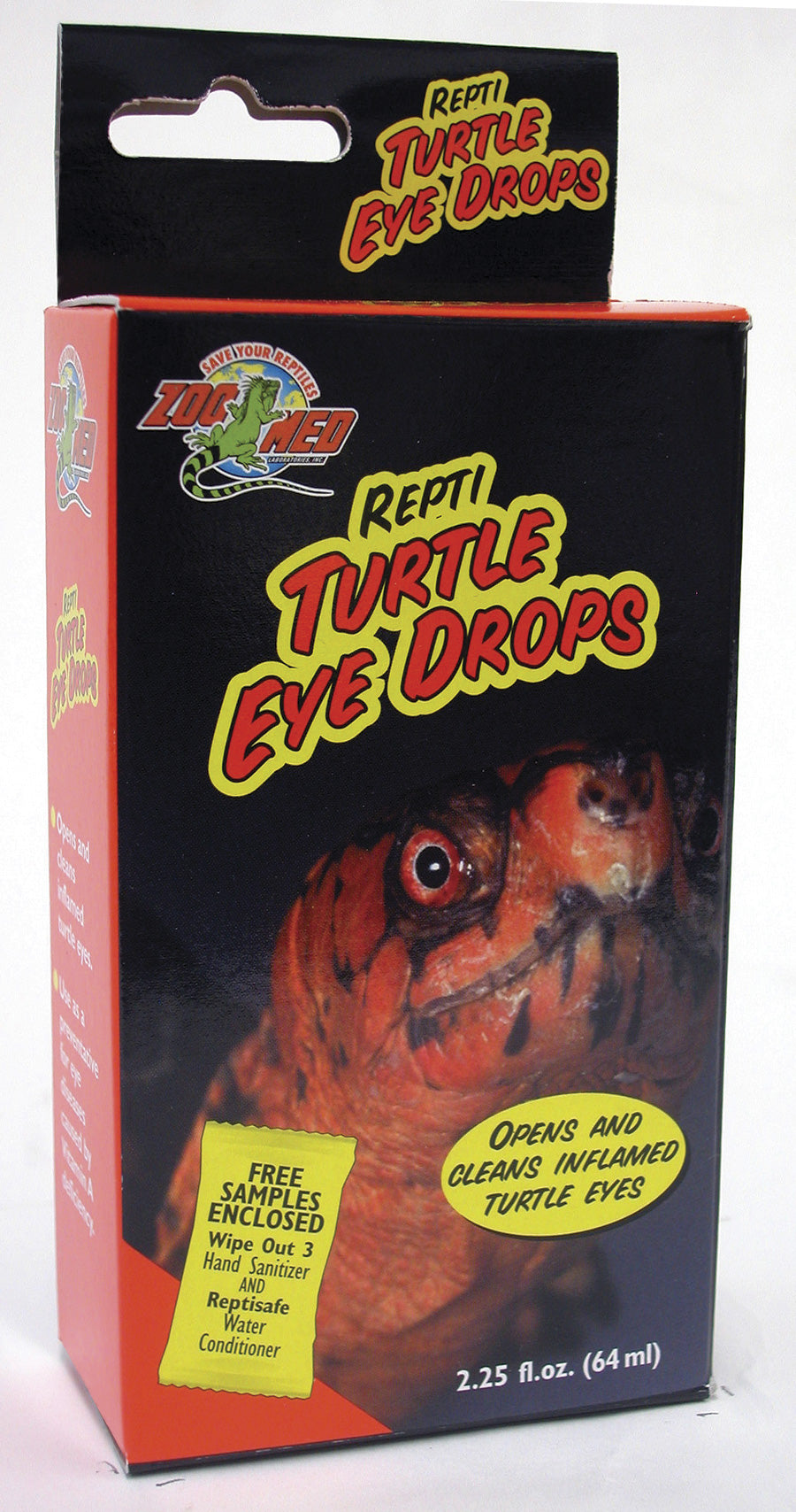 Zoo Med Repti Turtle Eye Drops – 2.25 Oz – MD-30 – Soothing Eye Care For Turtles