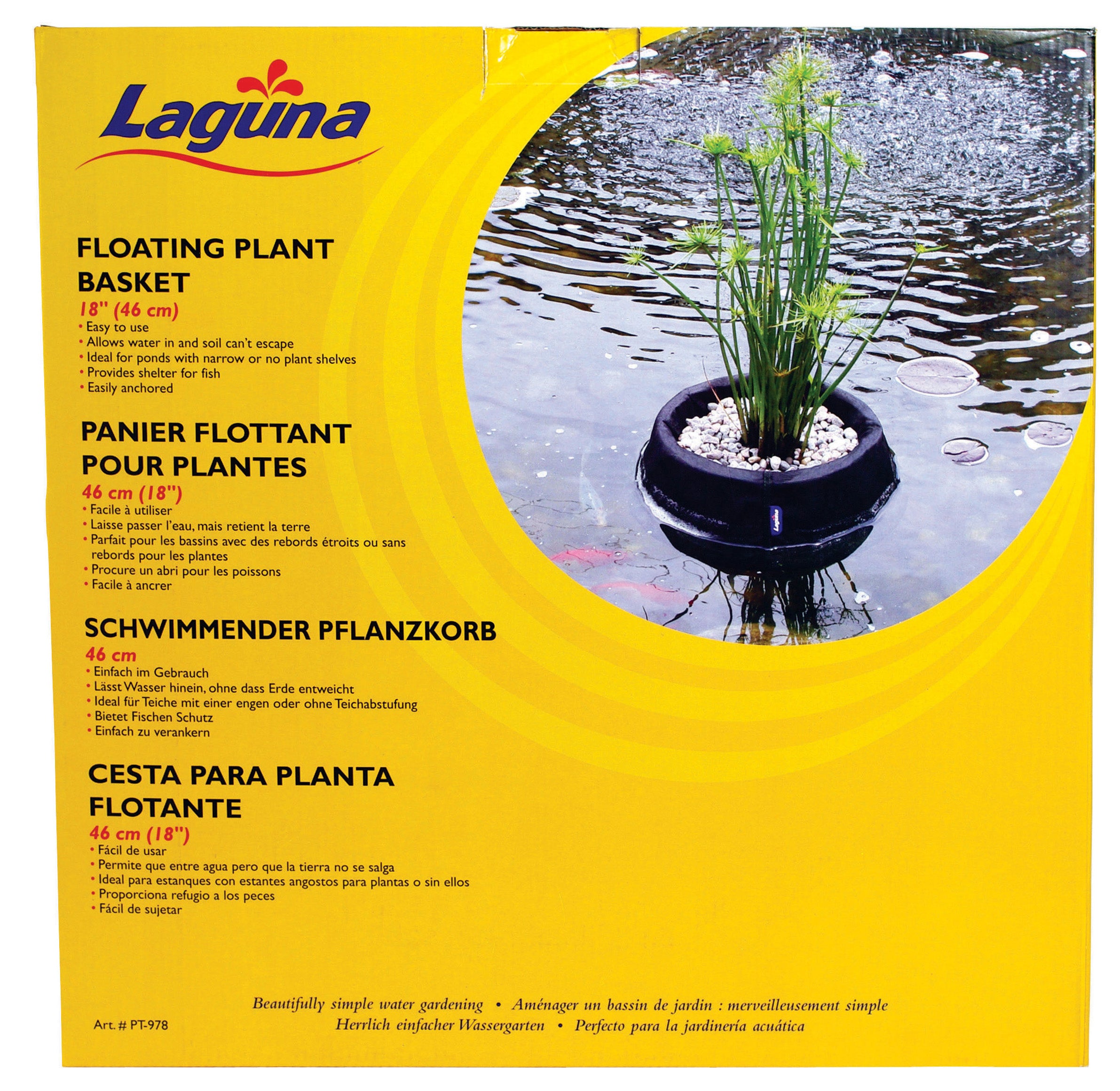 hanging pond plant baskets Laguna Floating Pond Basket Large
