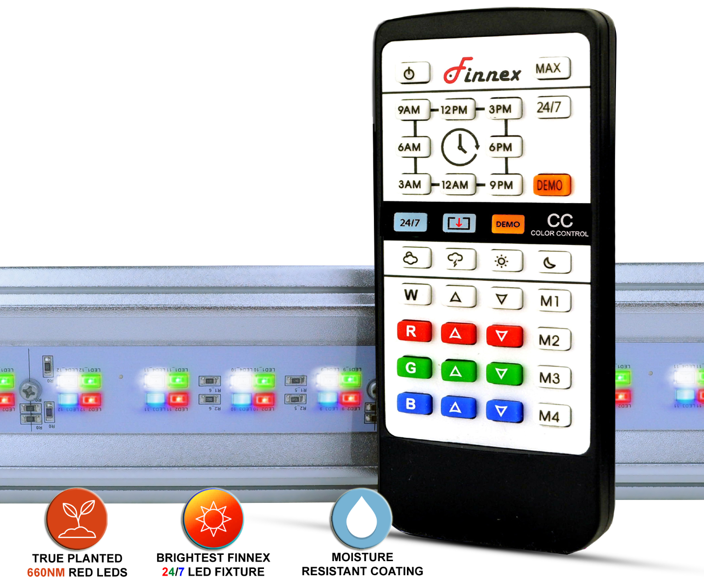 Finnex Planted + 24/7 ALC Automated LED Aquarium Light 12 Inch