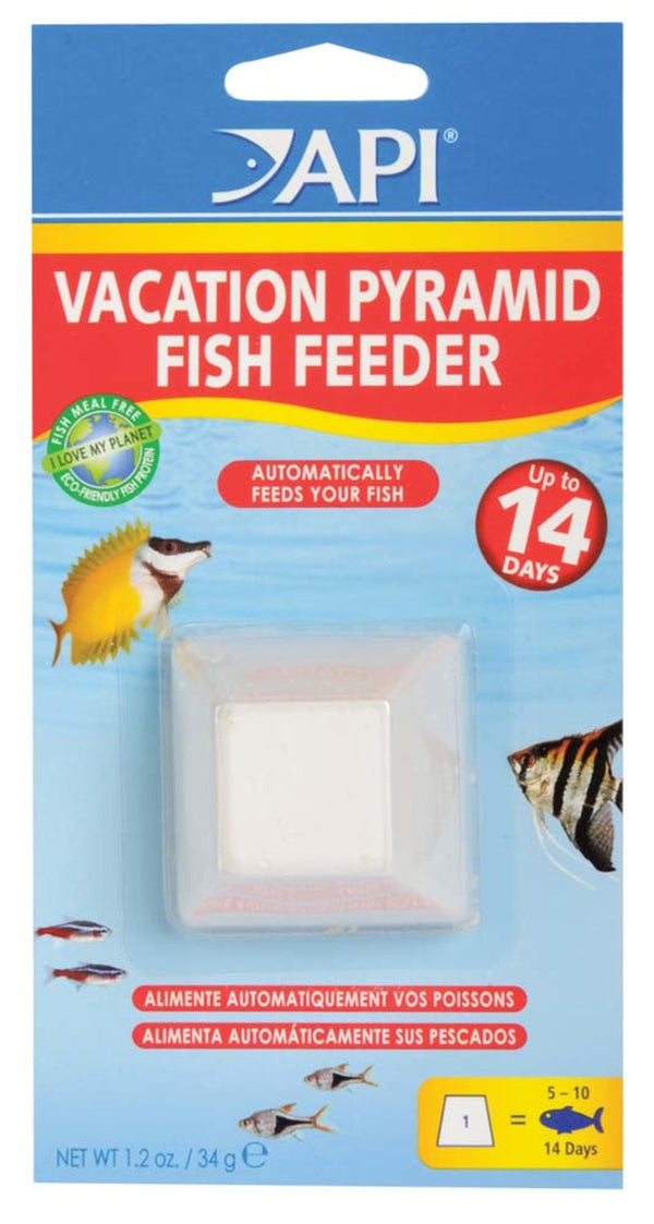 API Vacation Pyramid Fish Feeder – KensFish.com