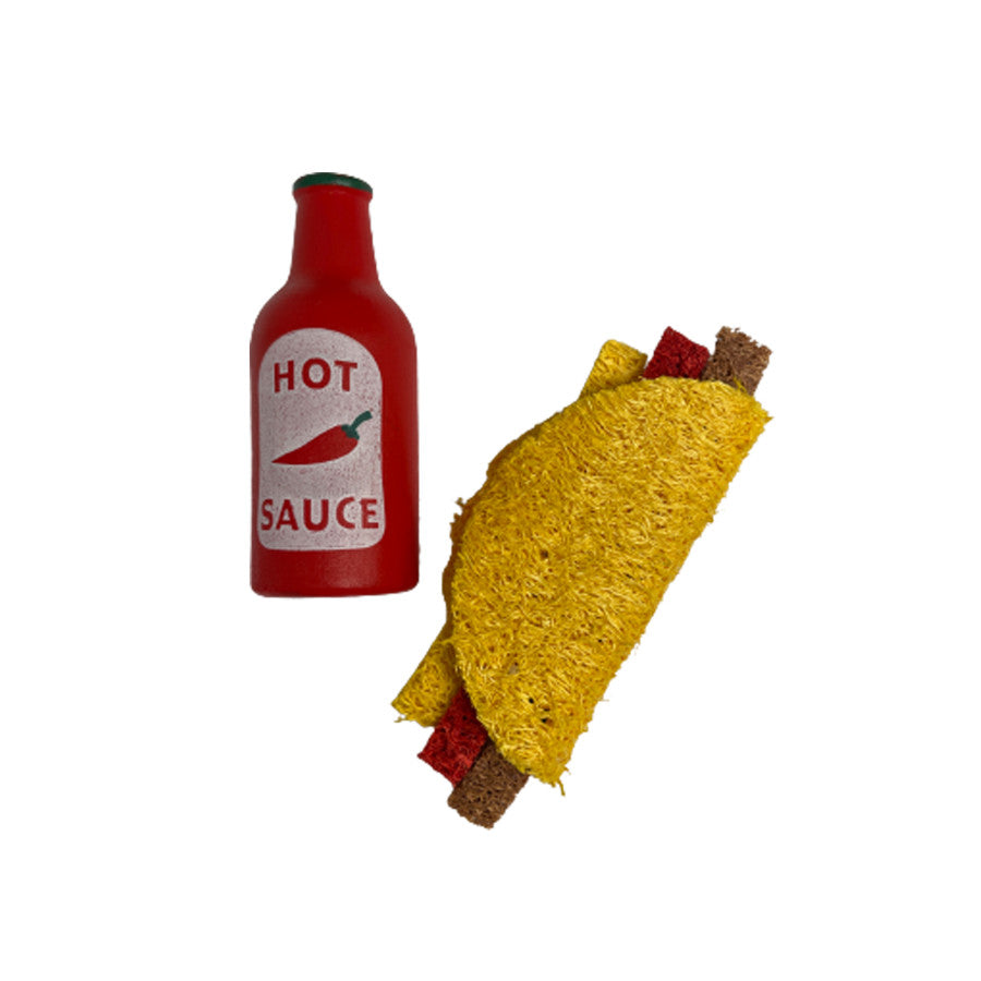 a-e-cages-nibbles-spicy-taco-small-animal-chew-toy