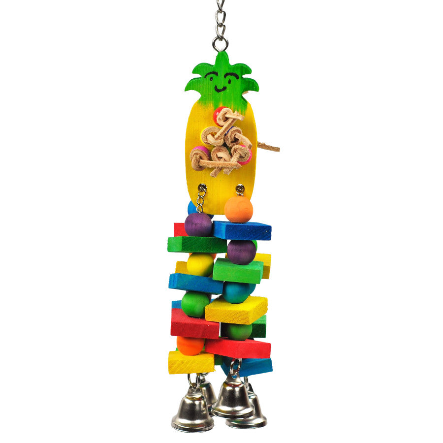 a-e-cages-happy-beaks-pineapple-bird-toy