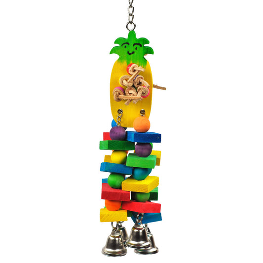 a-e-cages-happy-beaks-pineapple-bird-toy