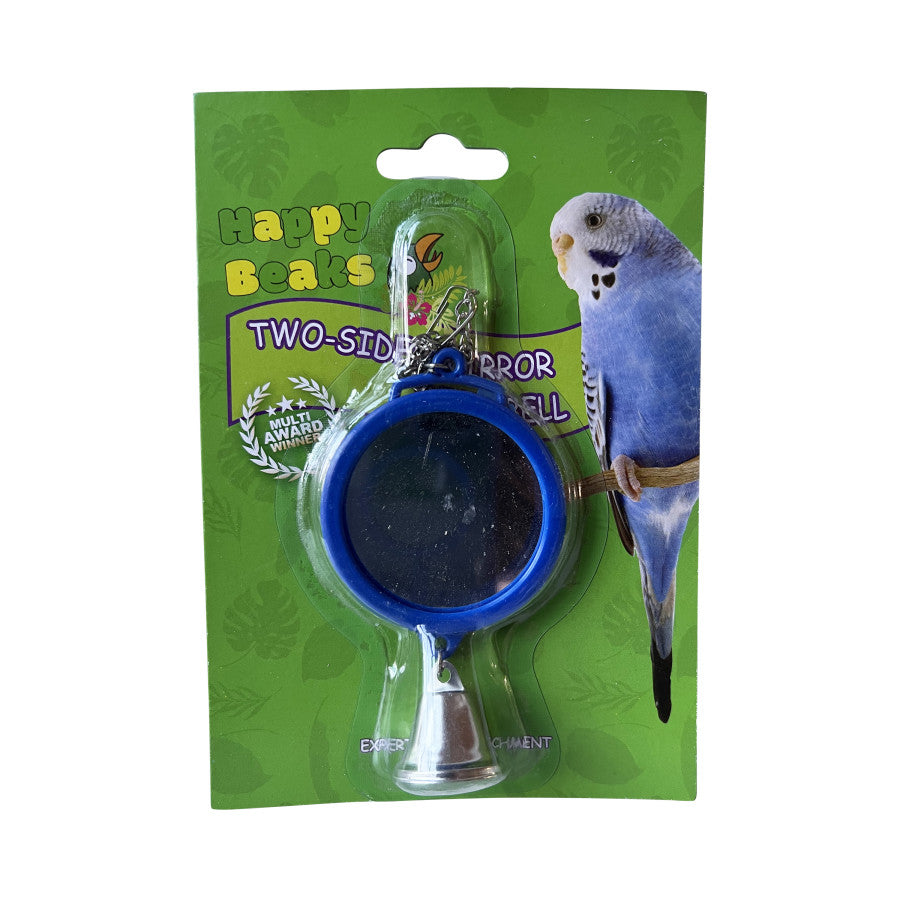 a-e-cages-happy-beaks-2-sided-mirro-bell-bird-toy