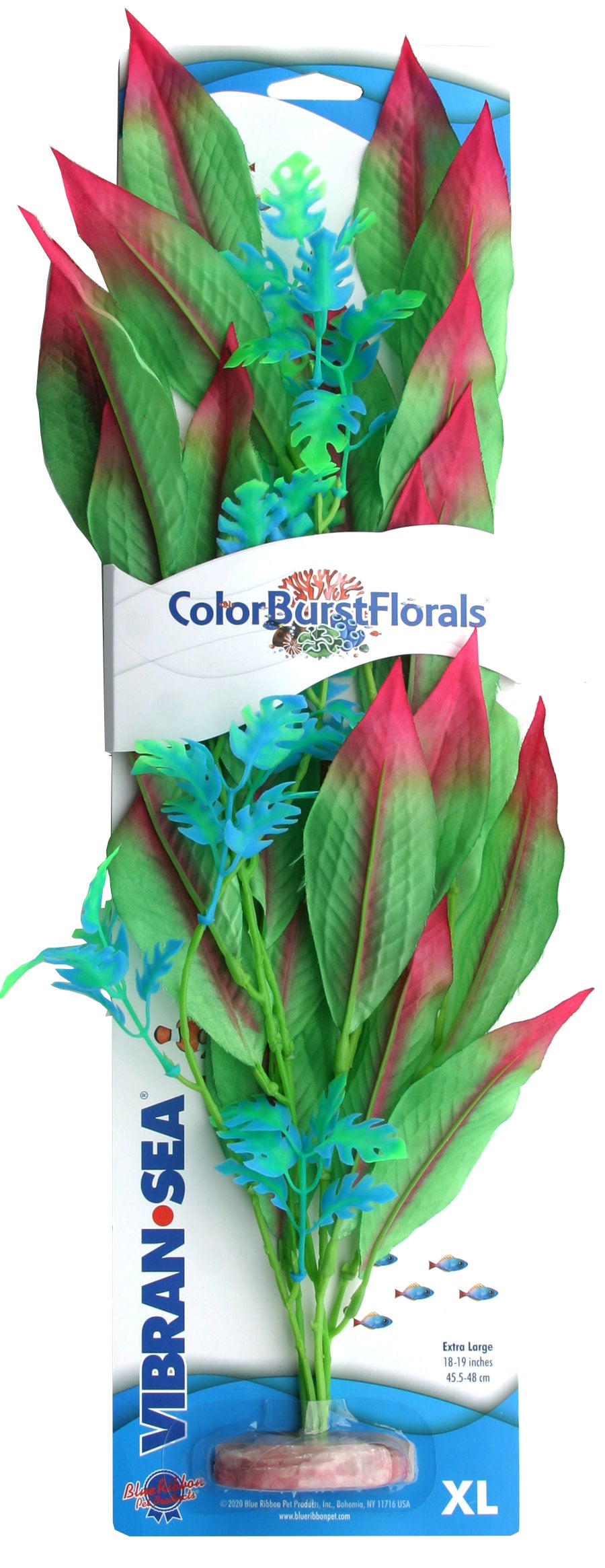 blue-ribbon-pet-colorburst-florals-amazon-sword-aquarium-plant-green-xl