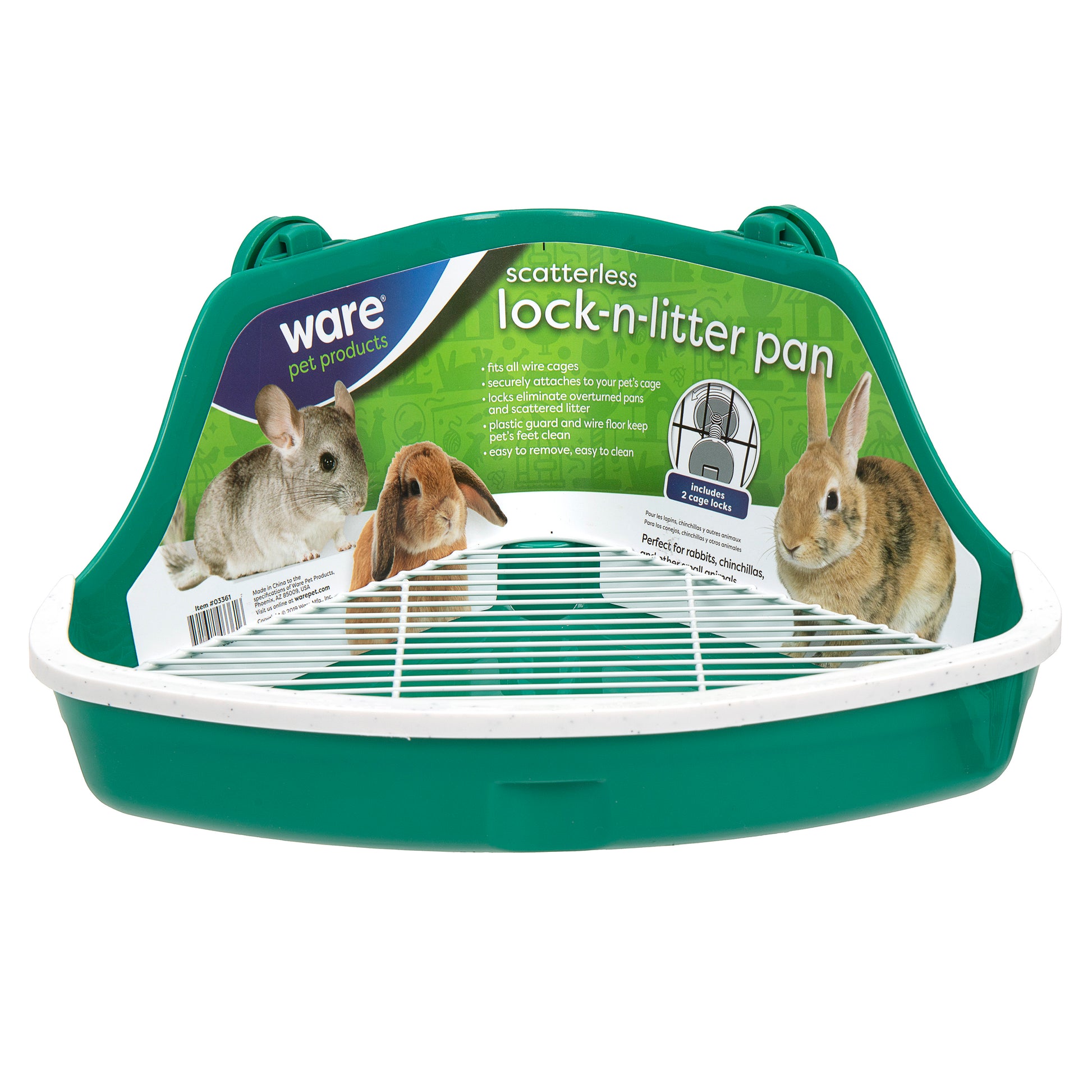 ware-scatterless-lock-n-litter-pan-medium-green