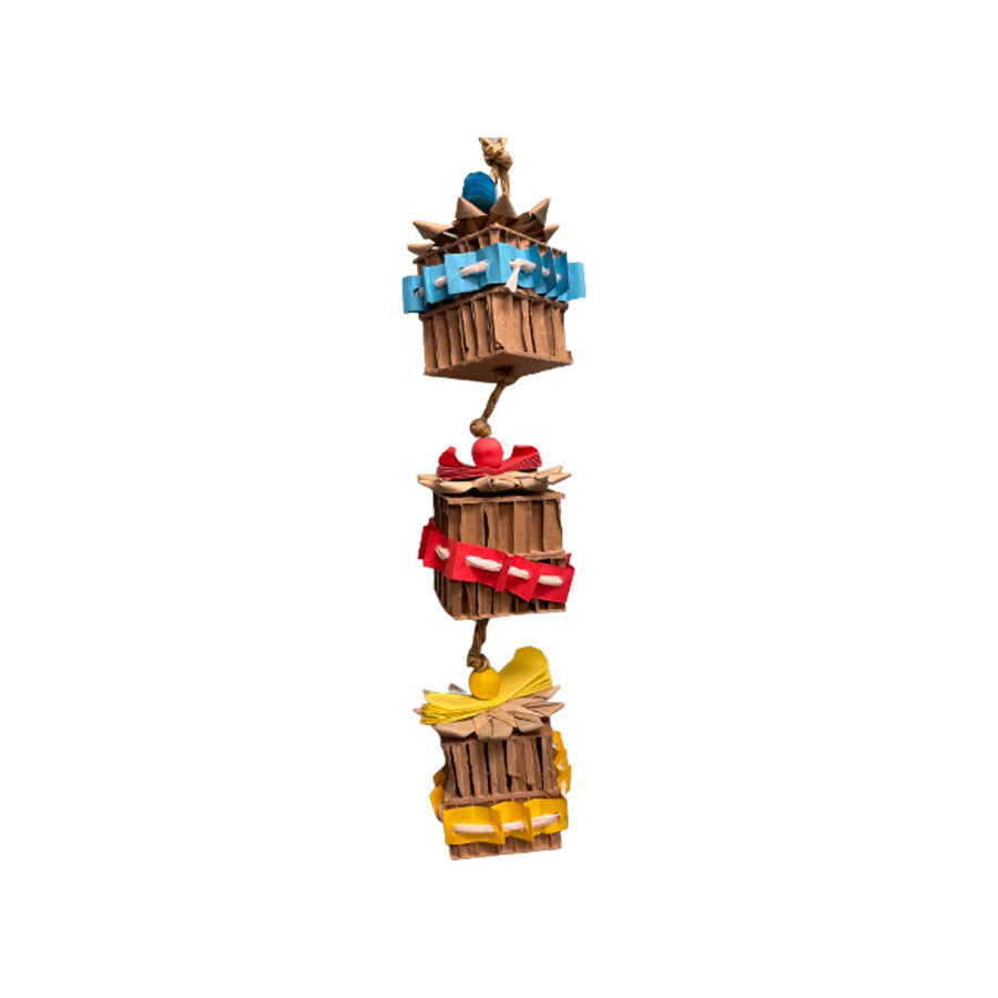 a-e-cages-happy-beaks-present-shredder-bird-toy