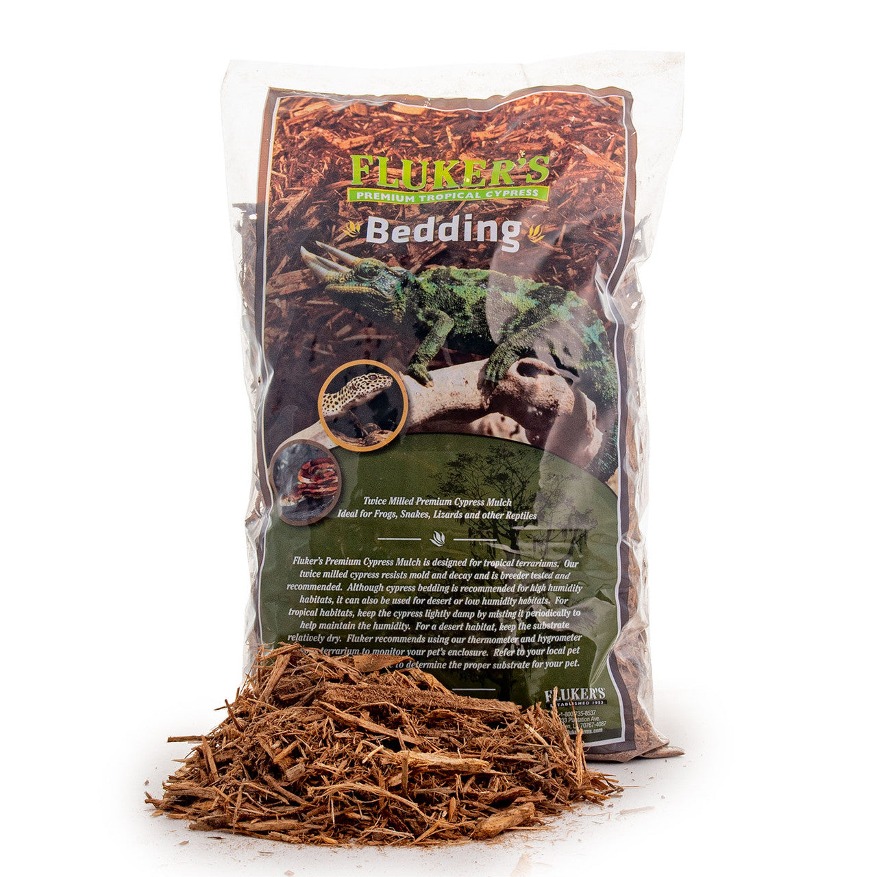 Fluker Premium Tropical Cypress Substrate 10 Quart – KensFish.com