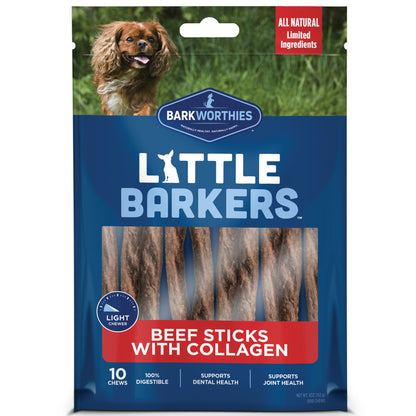 barkworthies-little-barkers-beef-sticks-collagen-dog-treat-10-pack