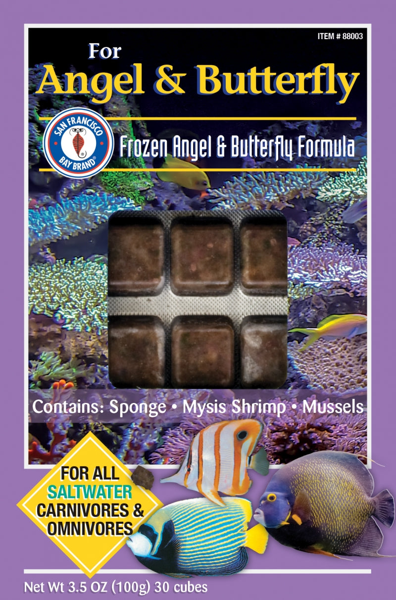 San Francisco Bay Angel & Butterfly Frozen Fish Food Cubes 3.5 oz.