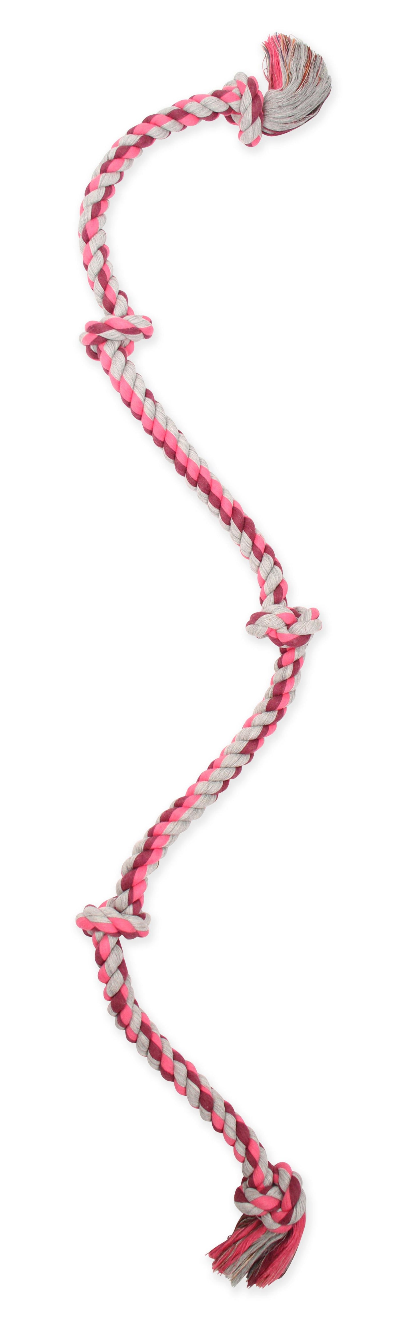 mammoth-cotton-blend-color-5-knot-rope-tug-dog-toy-72-inch