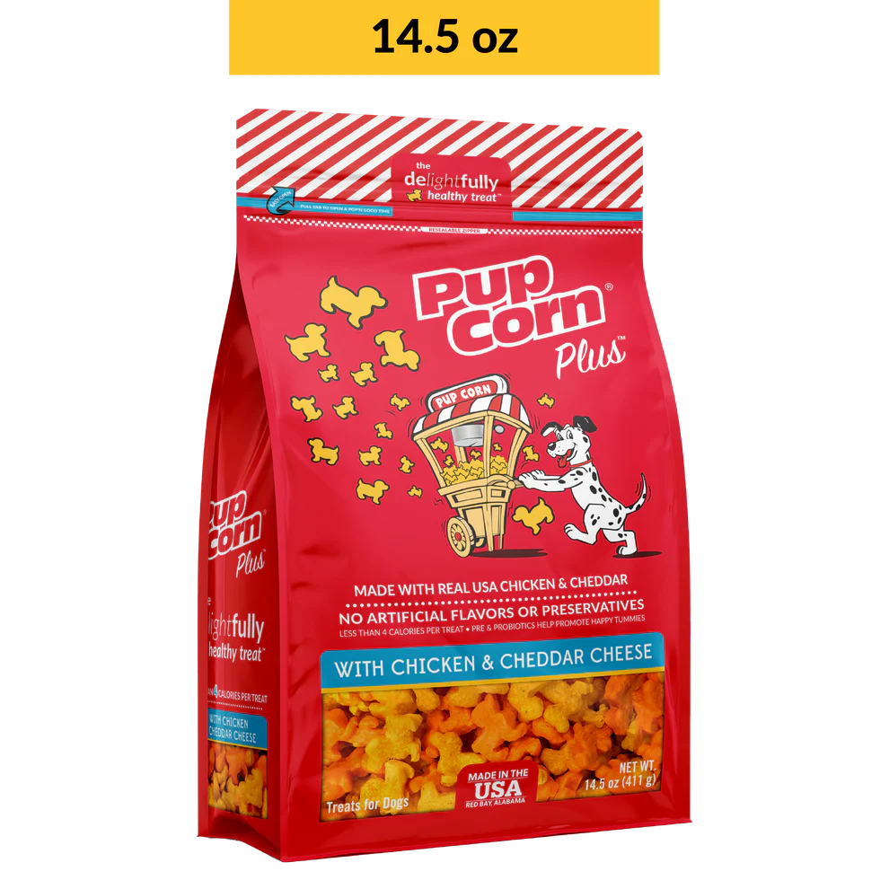 pup-corn-plus-puffed-dog-treats-prebiotics-probiotics-chicken-chedder-cheese-14.5-oz