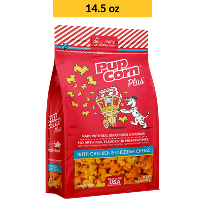 pup-corn-plus-puffed-dog-treats-prebiotics-probiotics-chicken-chedder-cheese-14.5-oz