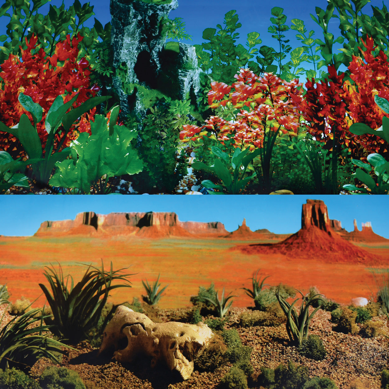 underwater-treasures-red-butterfly-desert-reversable-background-24-inch