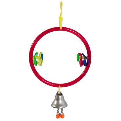 JW Pet ActiviToy Ring Clear Bird Toy