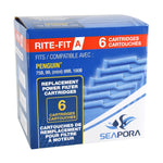 seapora-rite-fit-a-cartridges-for-penguin-power-filters-75b-99-99b-100b-6-pack