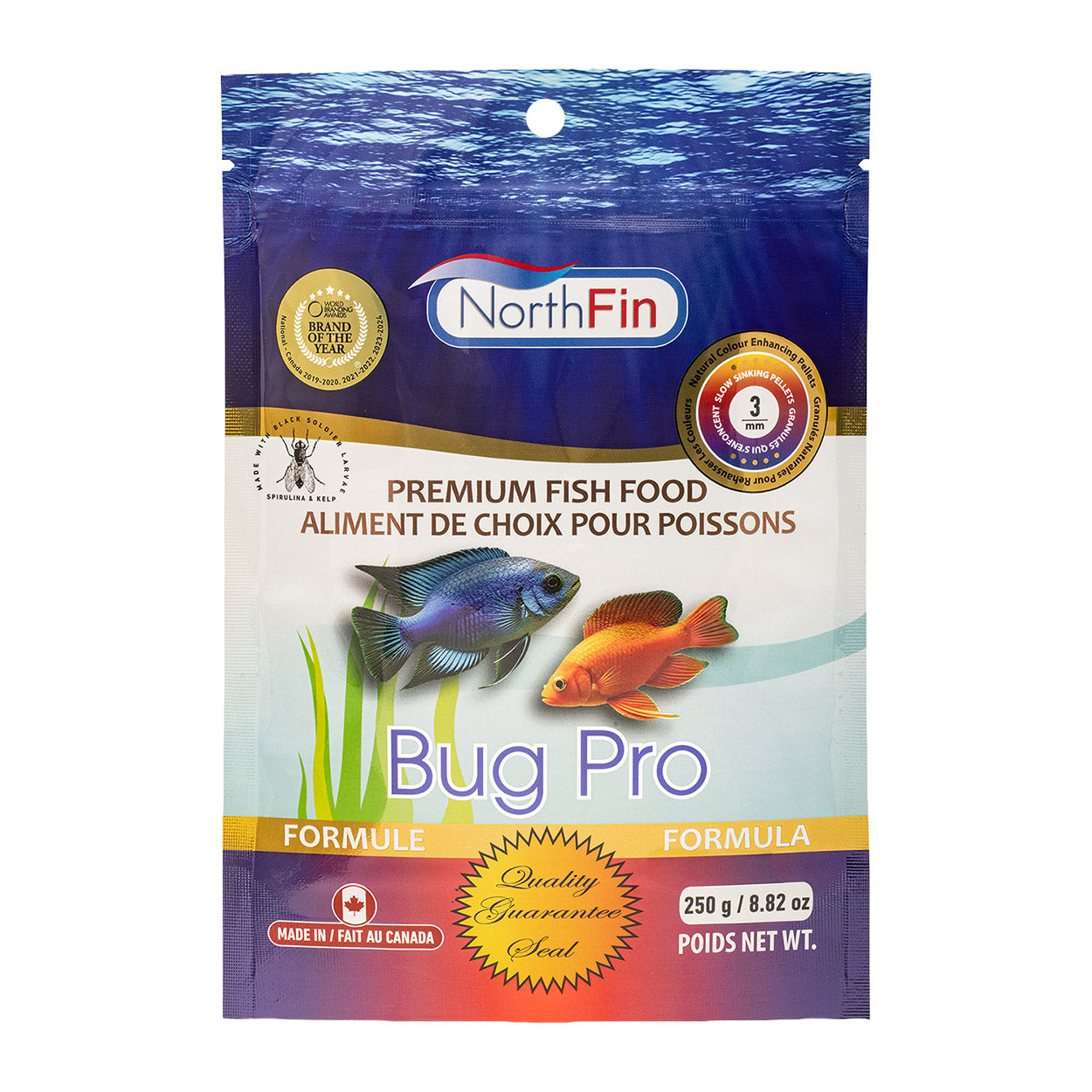 northfin-bug-pro-pellets-3mm-250-gram