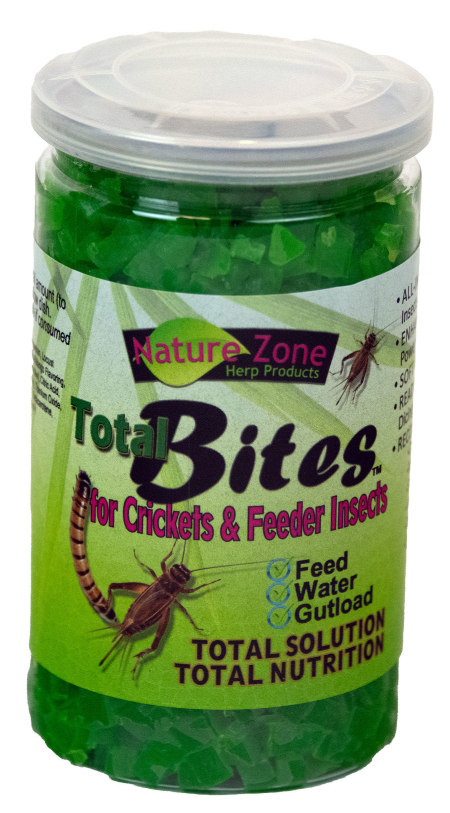 Nature Zone Cricket Total Bites with Spirulina – KensFish.com