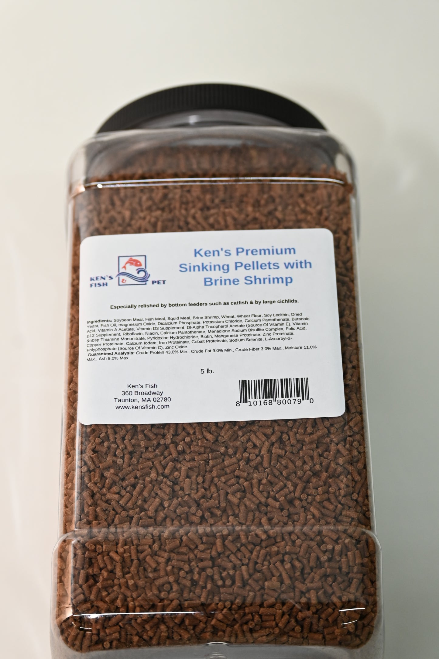 kens-premium-sinking-pellets-brine-shrimp-5-lb-jar