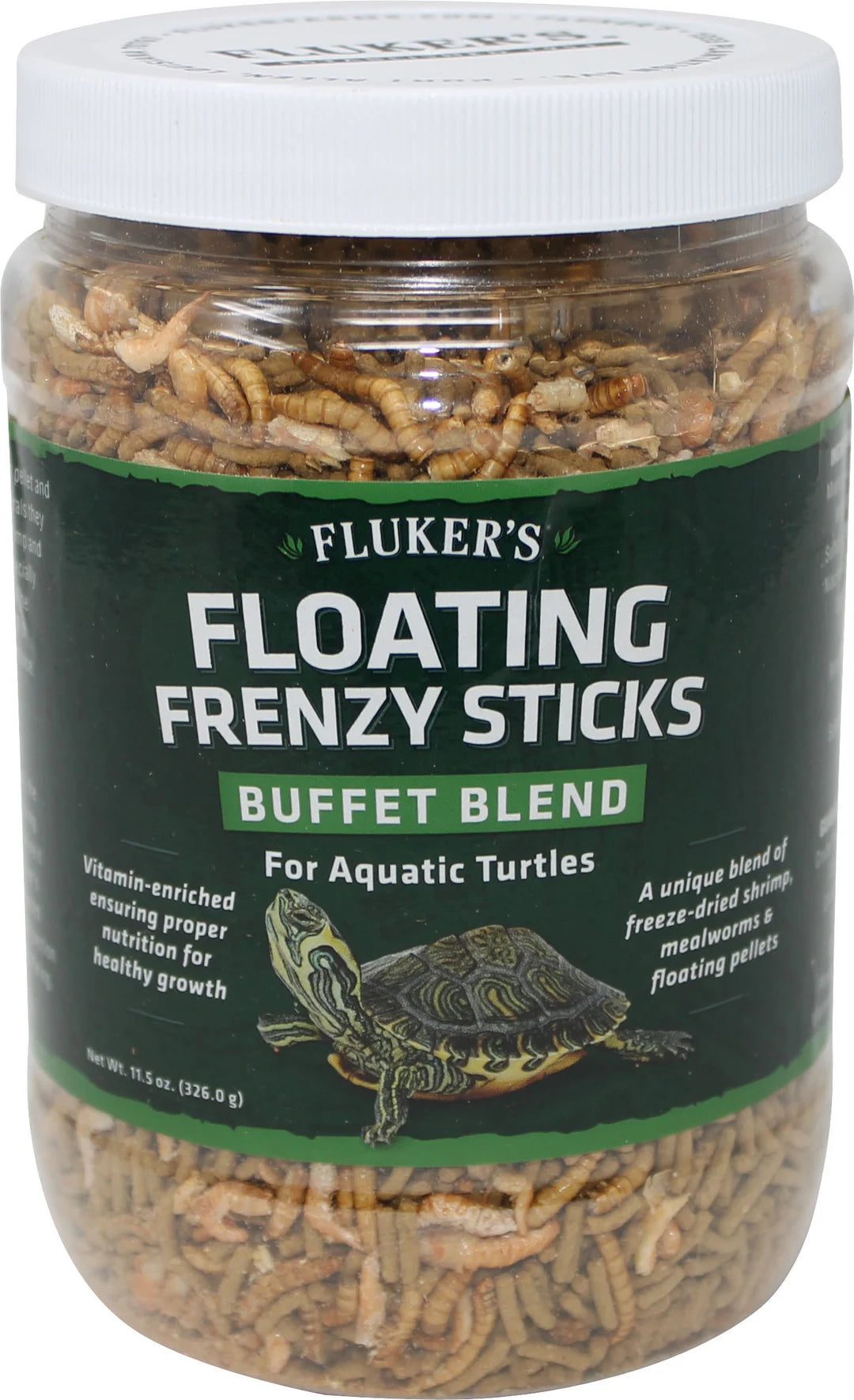 flukers-buffet-blend-aquatic-turtles-floating-frenzy-sticks-freeze-dried-food-11.5-oz