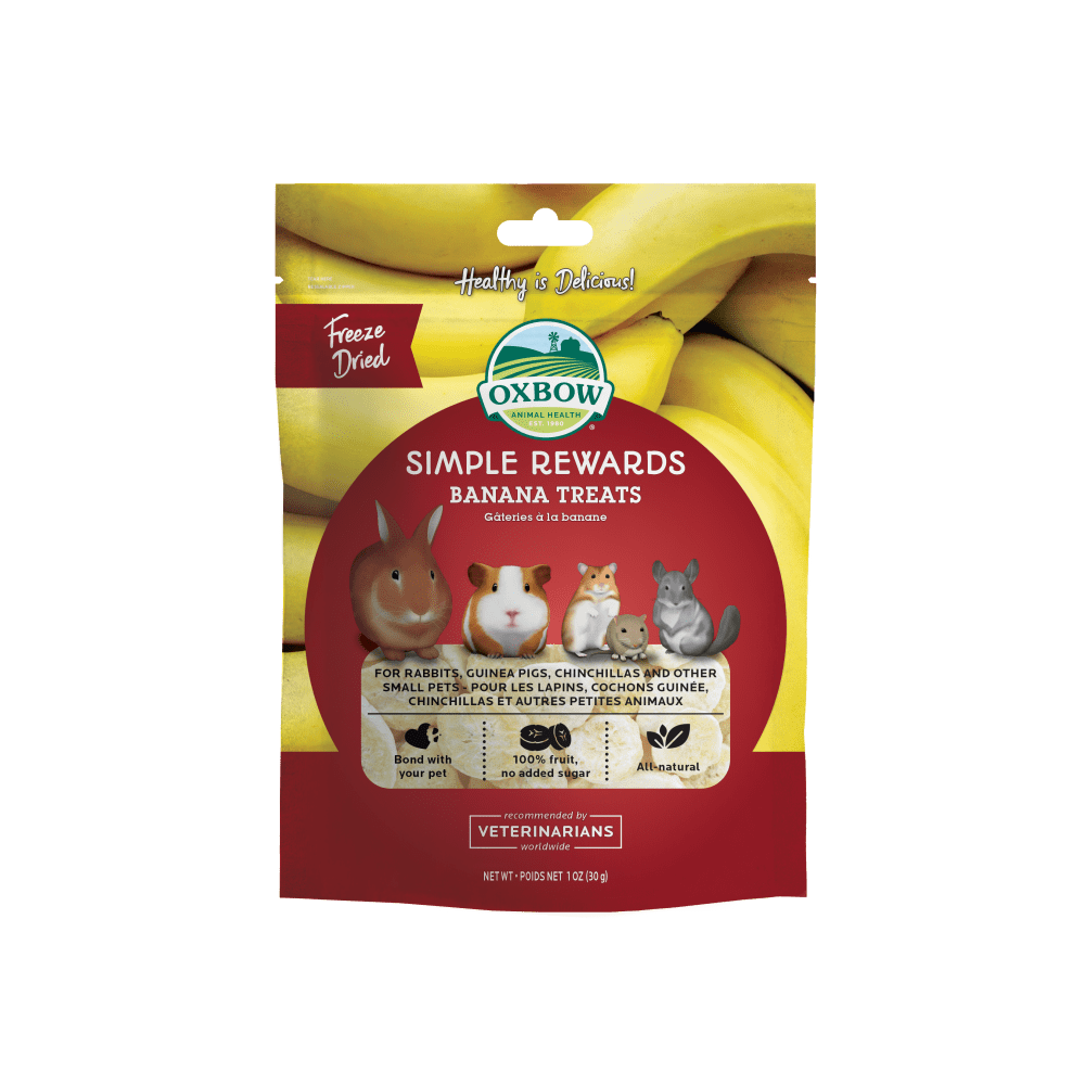 Oxbow Simple Rewards Banana Treats 1 oz.