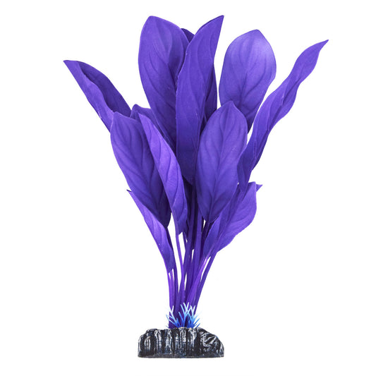 underwater-treasures-purple-anubias-silk-plant-12-inch